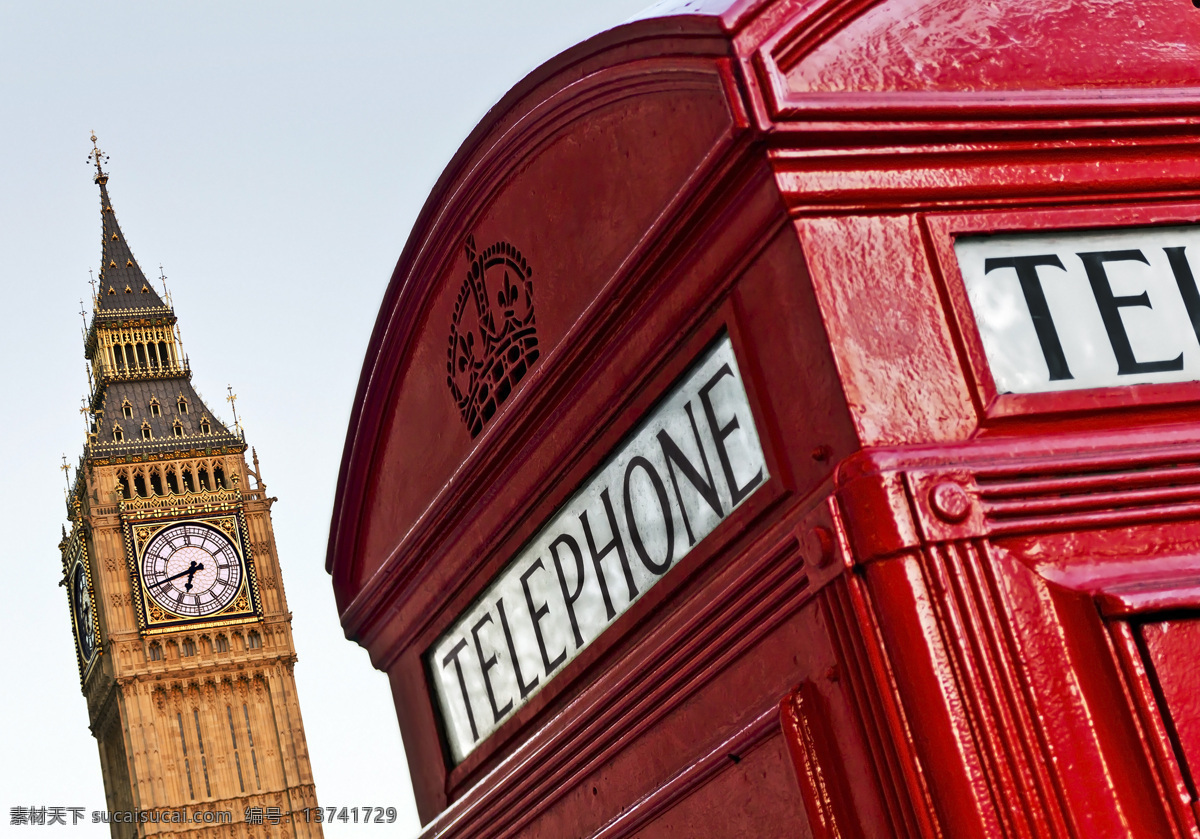大本钟 电话亭 欧美经典 伦敦 欧美风格 英国主题 英国元素 英国特色图片 城市风光 环境家居