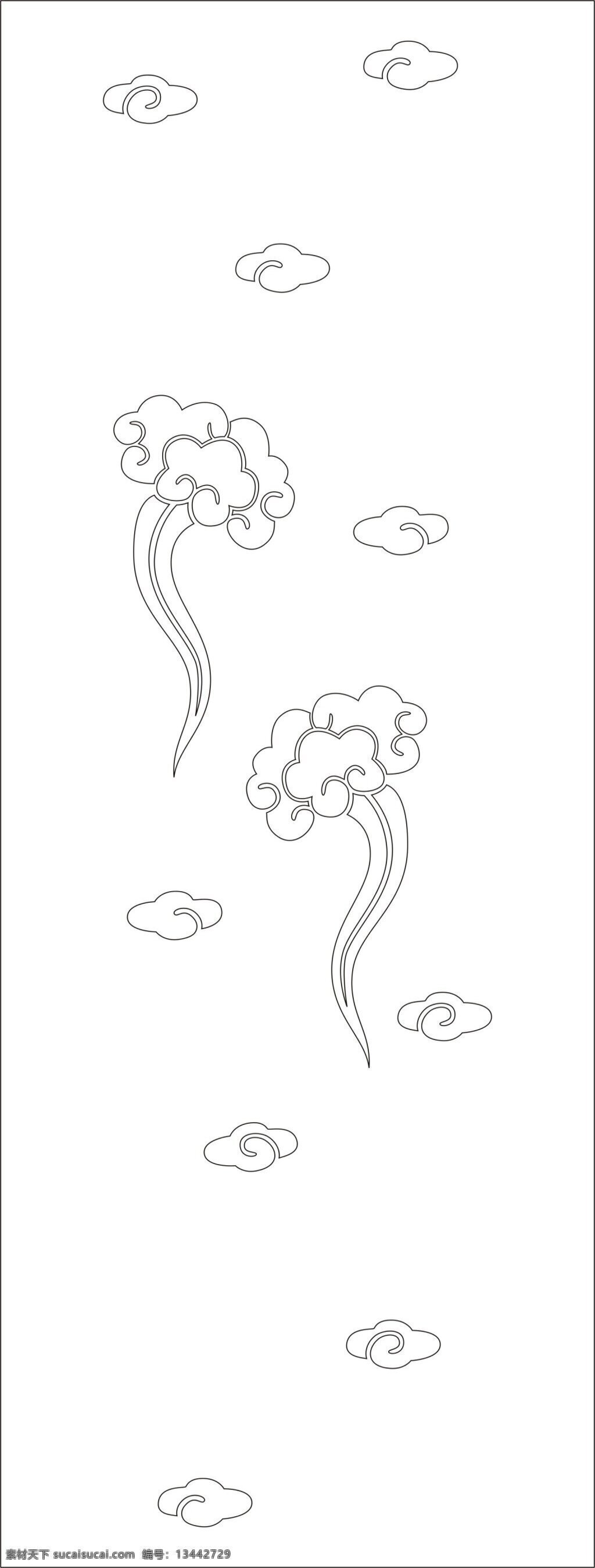 平开门 小 云彩 雕花 移门 花纹 雕刻
