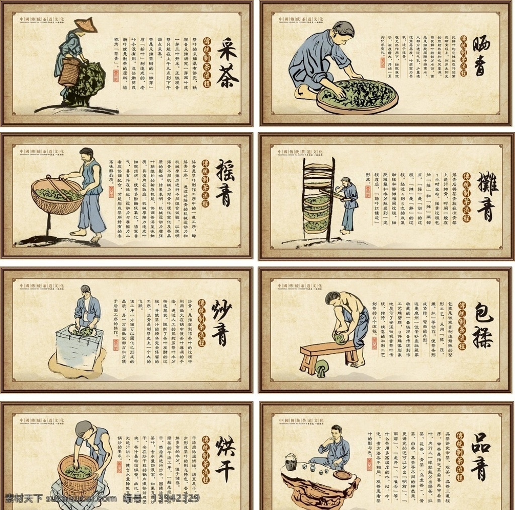 茶叶制作过程 茶叶制作 茶叶制作流程 茶叶 制作
