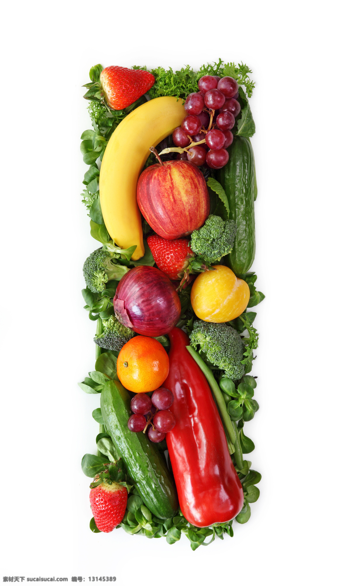 蔬菜水果 组成 字母 i 辣椒 葡萄 黄瓜 橙子 香蕉 蔬菜 水果 食物 水果图片 餐饮美食