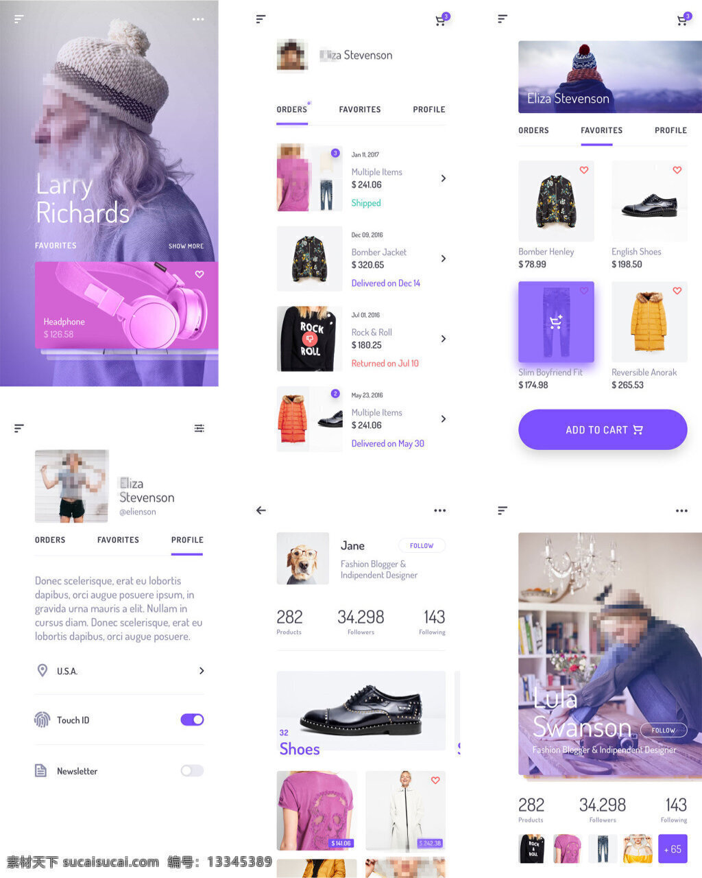 个人资料 界面 移动 手机 app ui unveile 个人 资料