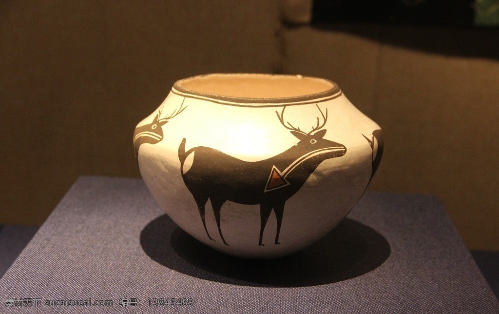 陶罐 艺术品 古代器皿 花纹 展品 文化艺术 传统文化