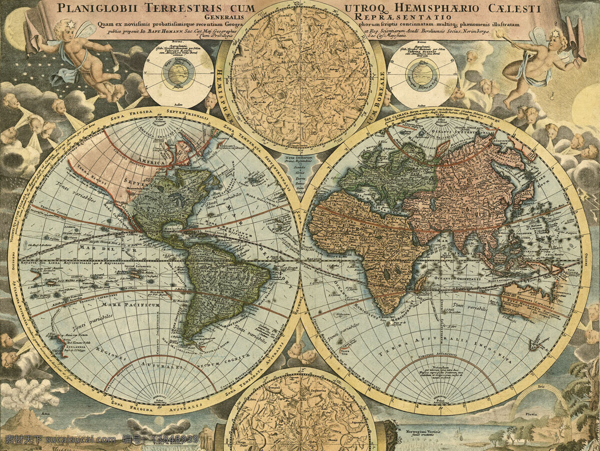 世界 模板 约翰霍曼 德国 世界模板 1716年 欧式 文化艺术
