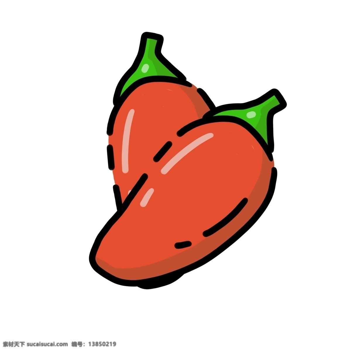 辣椒 食物 调味品 绿色 辣味 叶子 绿色食品 健康 火辣 卡通 装饰 装饰画 生长 自然 种植 蔬菜 辣 红色 朝天椒