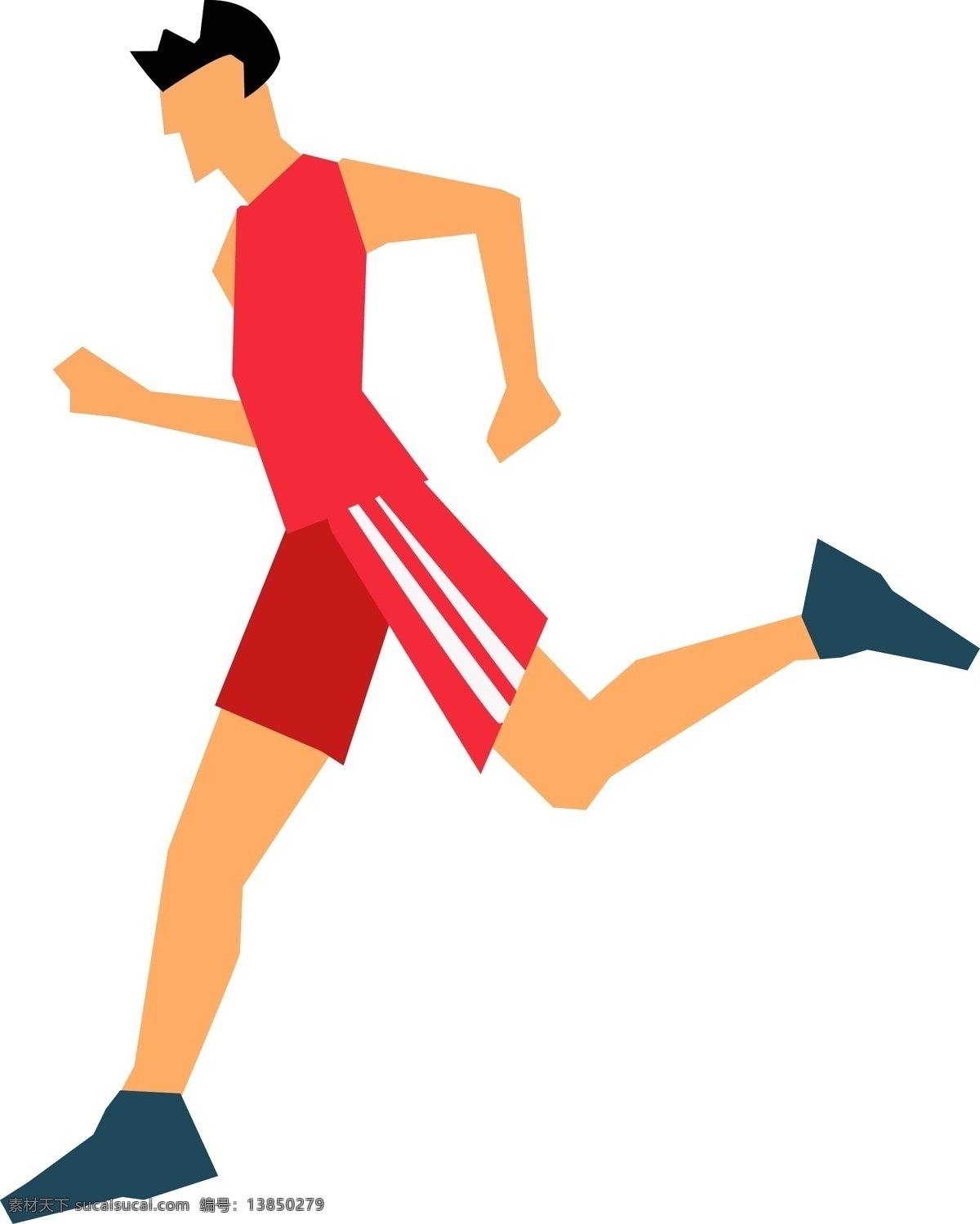 卡通 矢量 商务 简约 正在 跑步 人 运动 健身 奔跑 马拉松 扁平 运动员 晨跑 锻炼 田径比赛