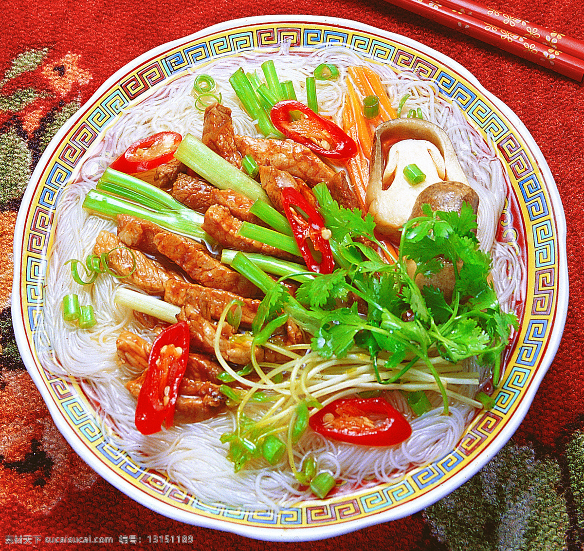 肉丝粉 肉丝 粉 餐饮美食 食物原料 摄影图库