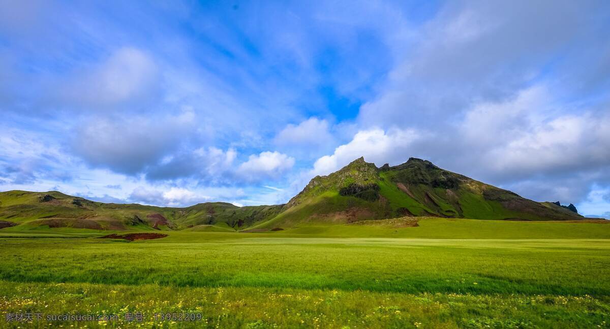 草地素材 草地贴图 草地纹理 草坪 蓝天白云 风景 自然景观 自然风景