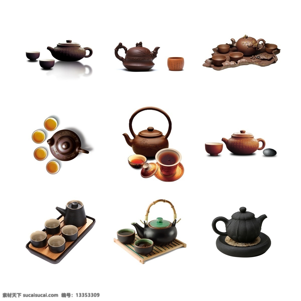 茶壶茶杯 矢量茶壶 品茶 茶道 茶 茶文化 中国文化 中国风 茶壶 茶杯 水墨画