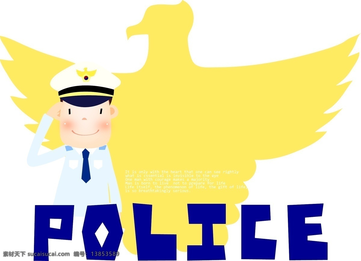 卡通 黄色 鹰 警察 背景 卡通黄色鹰 黄色鹰