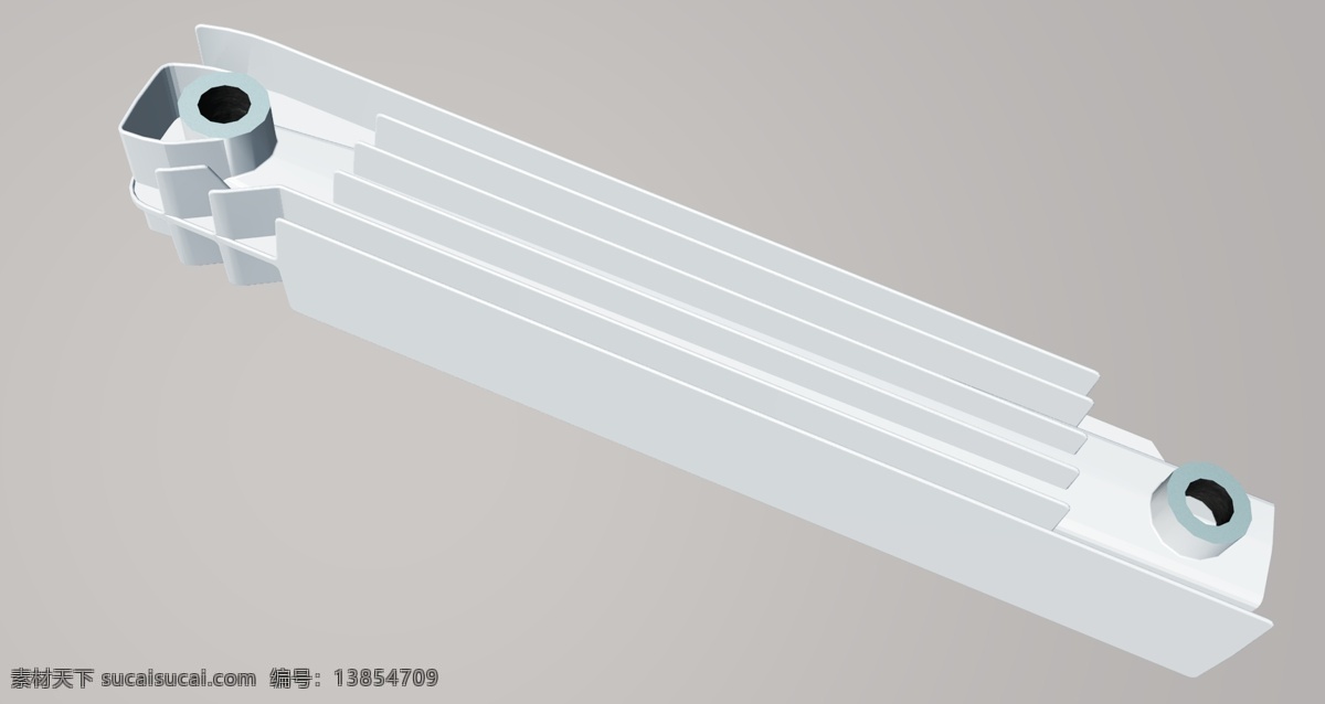 槽 铝 散热器 家居 施工 室内设计 3d模型素材 建筑模型