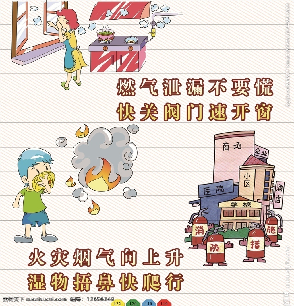 学校 楼梯 贴条 安全 知识 文化艺术