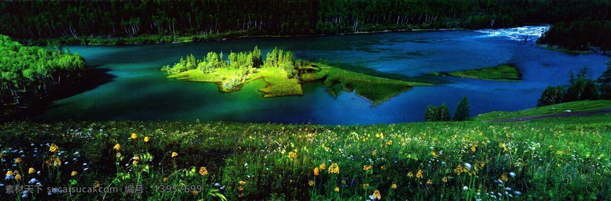 单门图 倒影 风景 风景名胜 河流 花花草草 巨幅风景 梦幻色彩 热门行业 山水风光 卧龙吟 绿色花草 小河流水 小溪 小树 溪流 现代简约 白天风景 原始生态 山水写意 山水风景 家居装饰素材 山水风景画