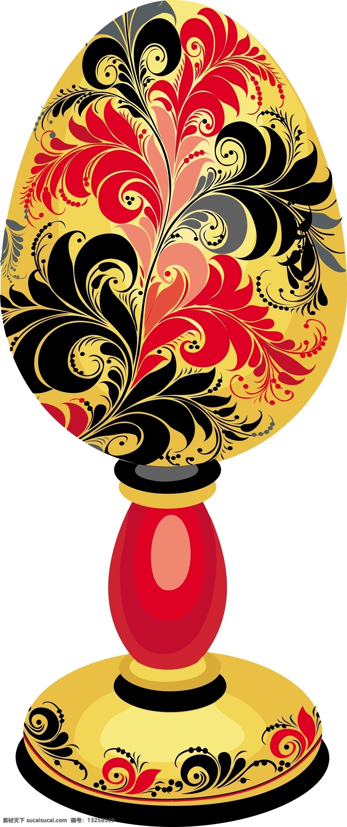 古典 花纹 器皿 ai格式 古玩 花边 模板 设计稿 矢量素材 中国风 叶子 装饰 素材元素 源文件 矢量图