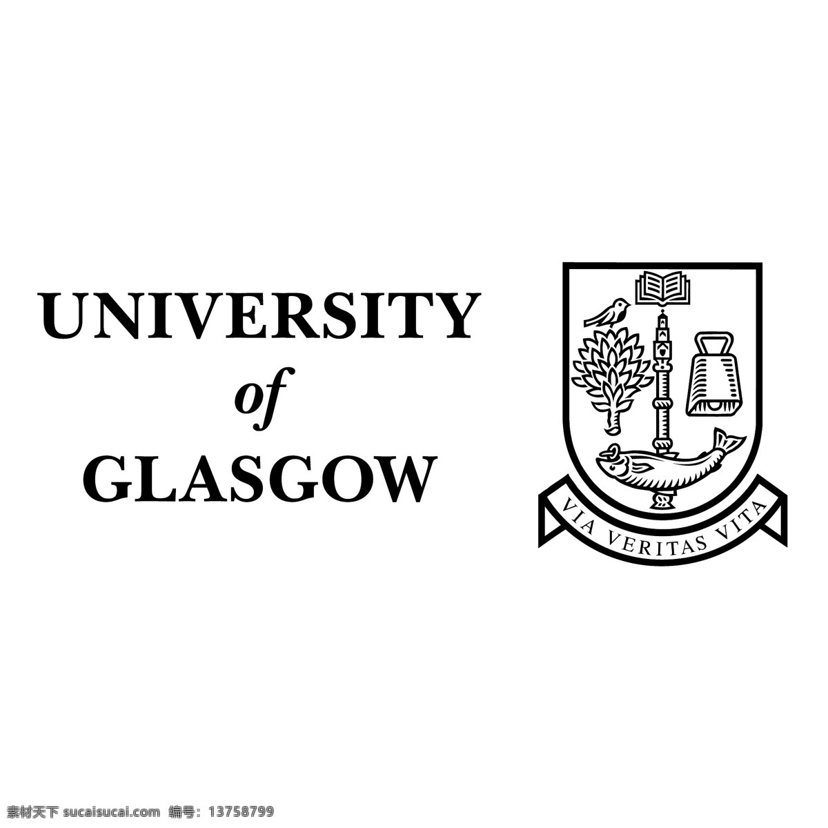 大学 格拉斯哥大学 格拉斯哥 向量 标志 载体 高校 艺术 大学图片 矢量图 建筑家居