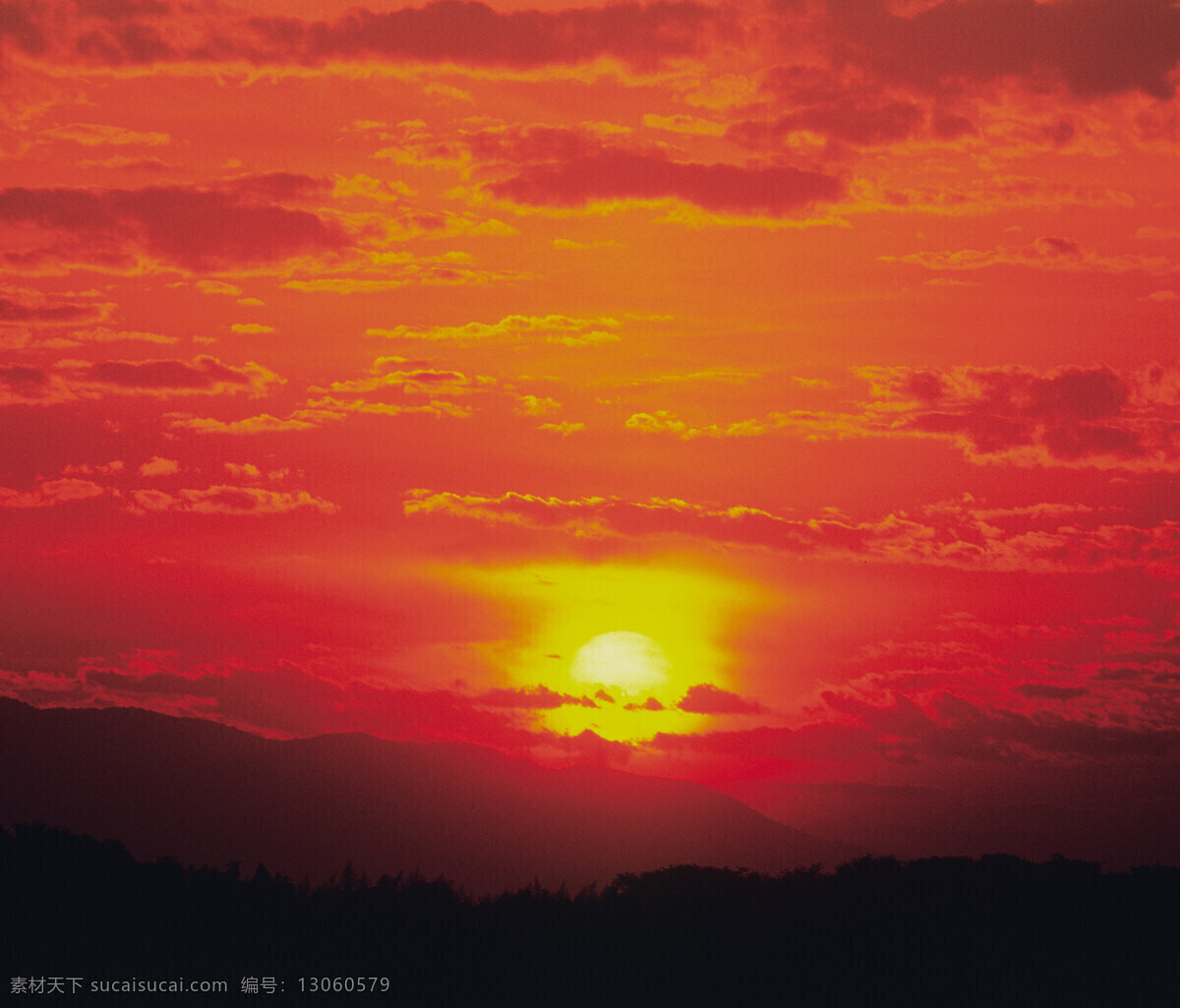 日出 日落 黄昏 太阳 火烧云 明日 自然风景 自然景观