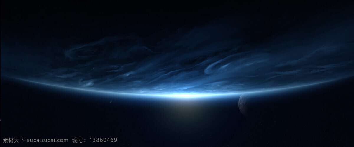 宇宙 极光 背景 黑色 蓝光 宇宙极光 炫目 炫耀 光晕 现代科技 科学研究