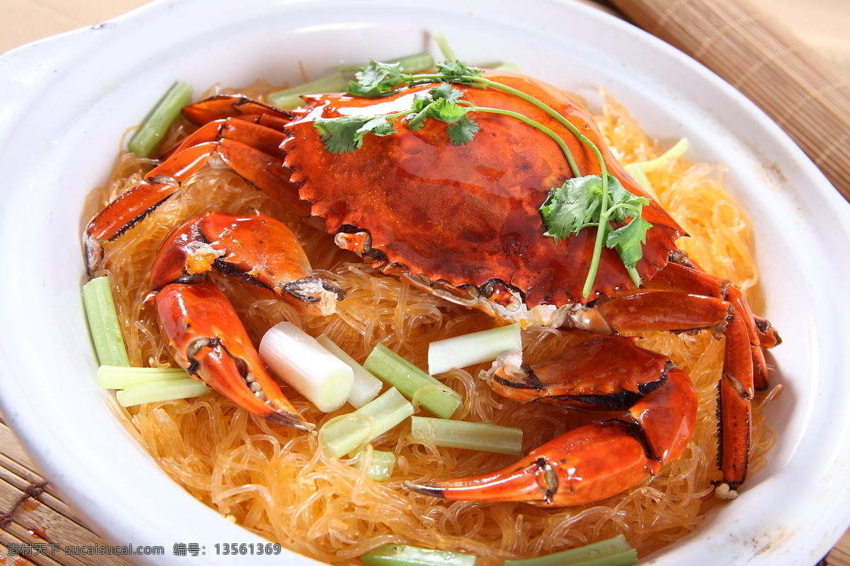 糕蟹粉丝煲 中餐美食 菜式 菜品 传统美食 餐饮美食