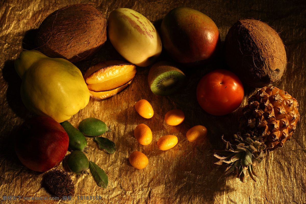 堆 水果 菠萝 椰子 苹果 新鲜水果 水果摄影 果实 水果蔬菜 餐饮美食 水果图片