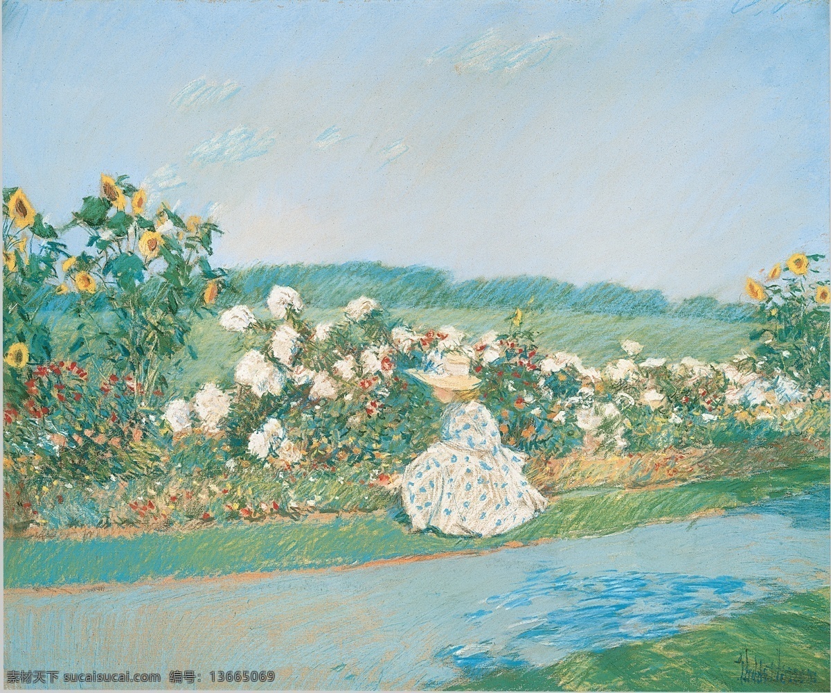 风景 建筑 田园 植物 水景 印象 画派 写实主义 油画 装饰画 print1 oli 装饰素材