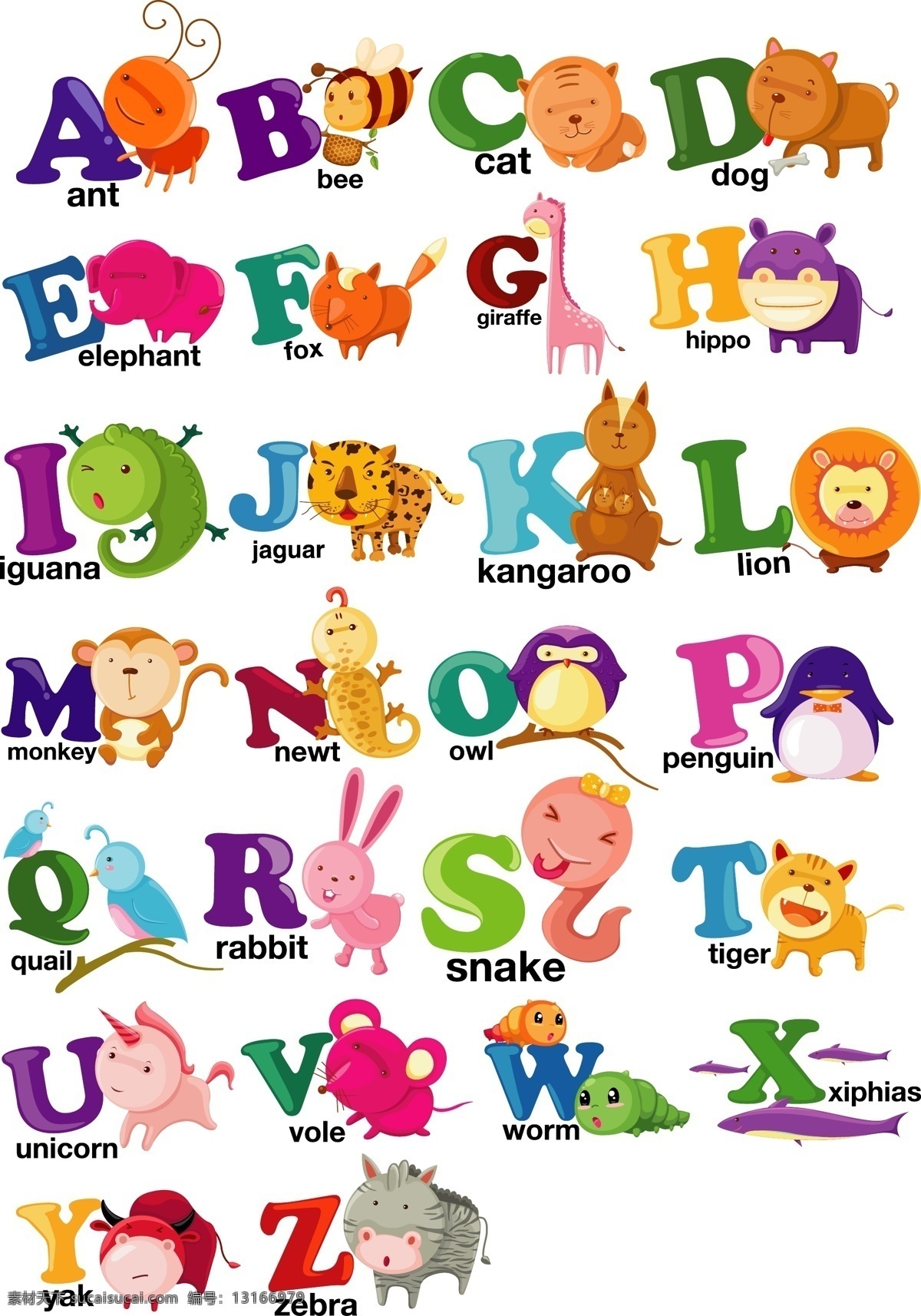 动物字母 字母 矢量字母 卡通字母 手绘字母 字母插画 创意字母 艺术字母 活泼字母 儿童字母 小孩字母 矢量动物 卡通动物 手绘动物 动物集合 数字字母 标志图标 其他图标