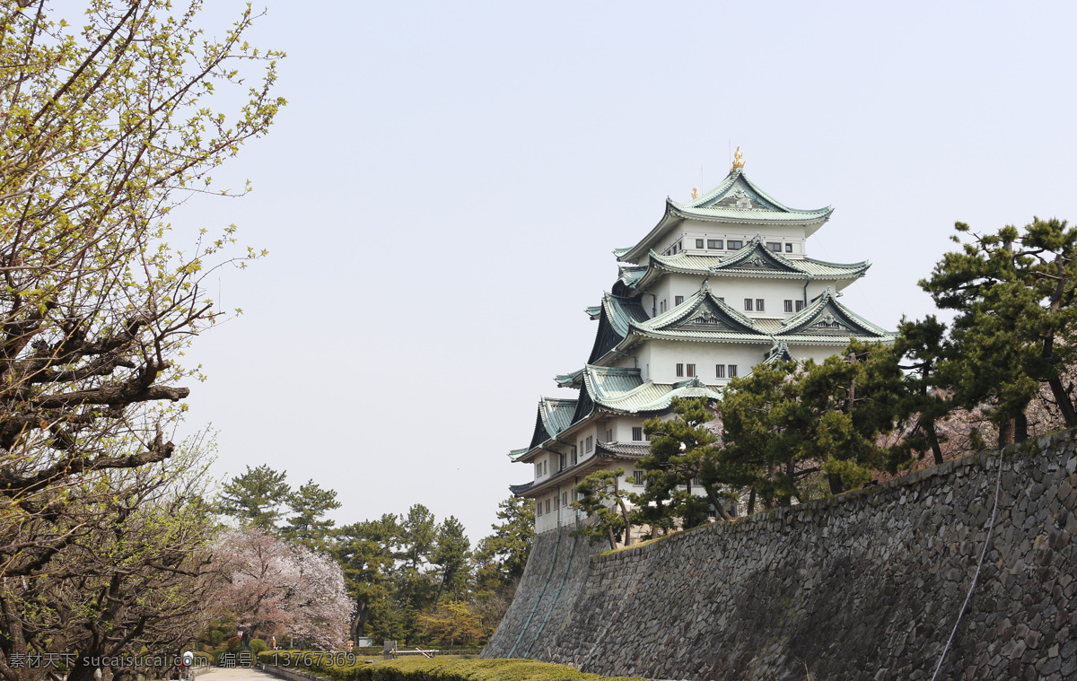 名古屋城 日本 名古屋 德川家康 日本三大名城 国外旅游 旅游摄影 灰色