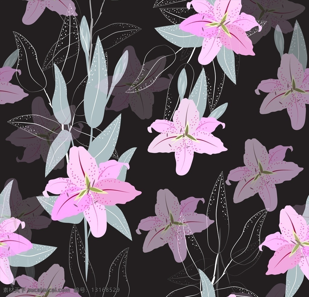 手绘花卉花纹 手绘 花卉 花朵 花纹 图案 淡彩 清新 底纹 壁纸 背景 印花 花纹印花图案 底纹边框 花边花纹