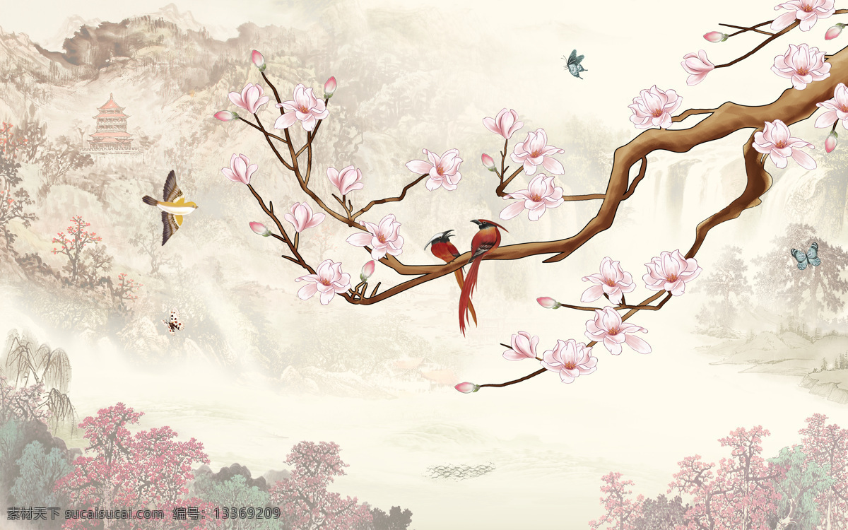 新中式背景墙 中式背景墙 中式景观墙 中式景墙 中式园林景观 中式园林建筑 古建筑 仿古设计 中式花窗 古代瓦纹 青瓦纹 纹理背景 素材图片 古典建筑 环境设计 无框画