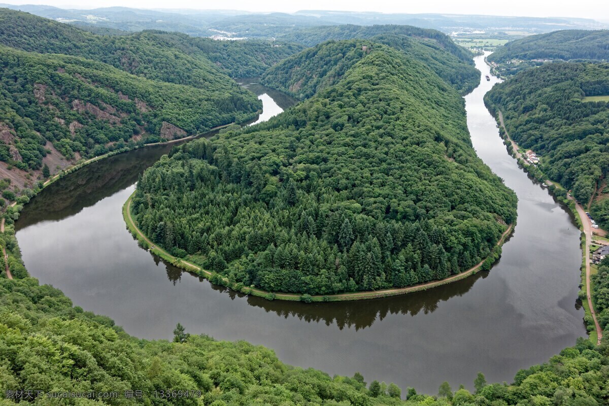 山峦森林河流 山峦 森林 河流 山 风景 绿色 自然 自然景观 自然风景