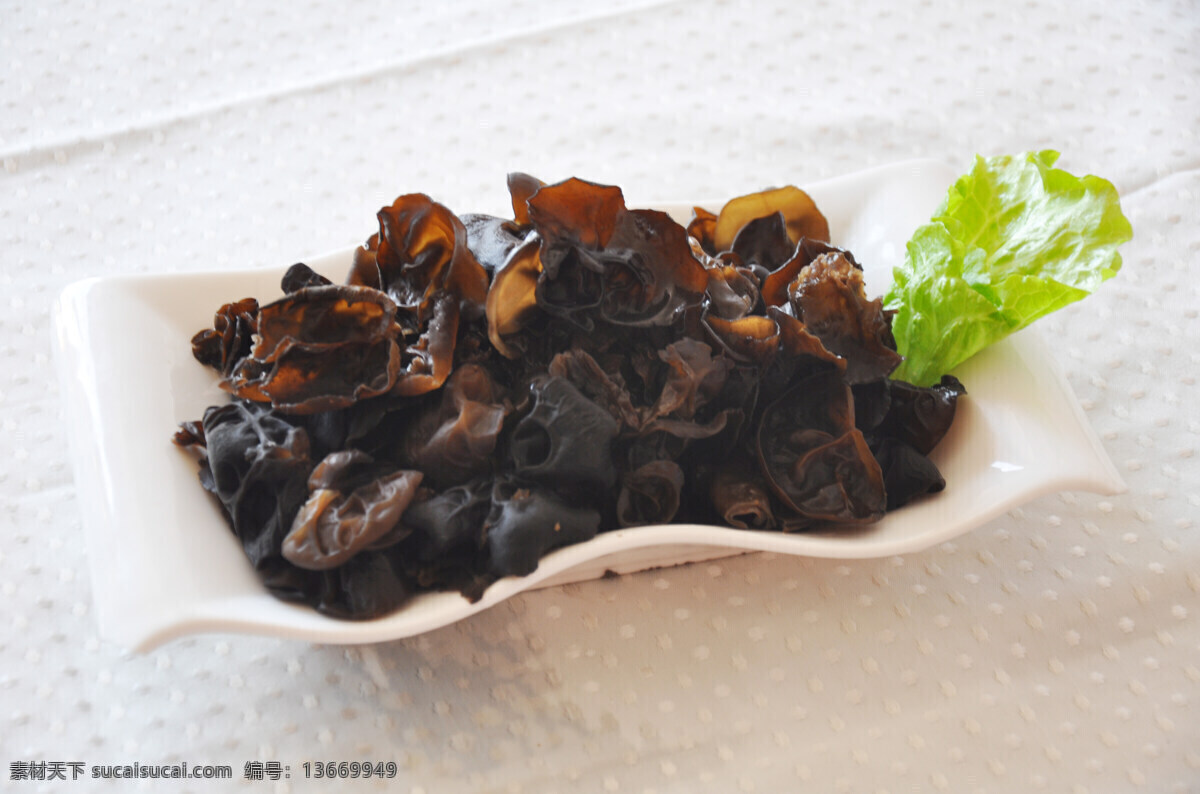 火锅涮菜 木耳 火锅材料 食物原料 餐饮美食
