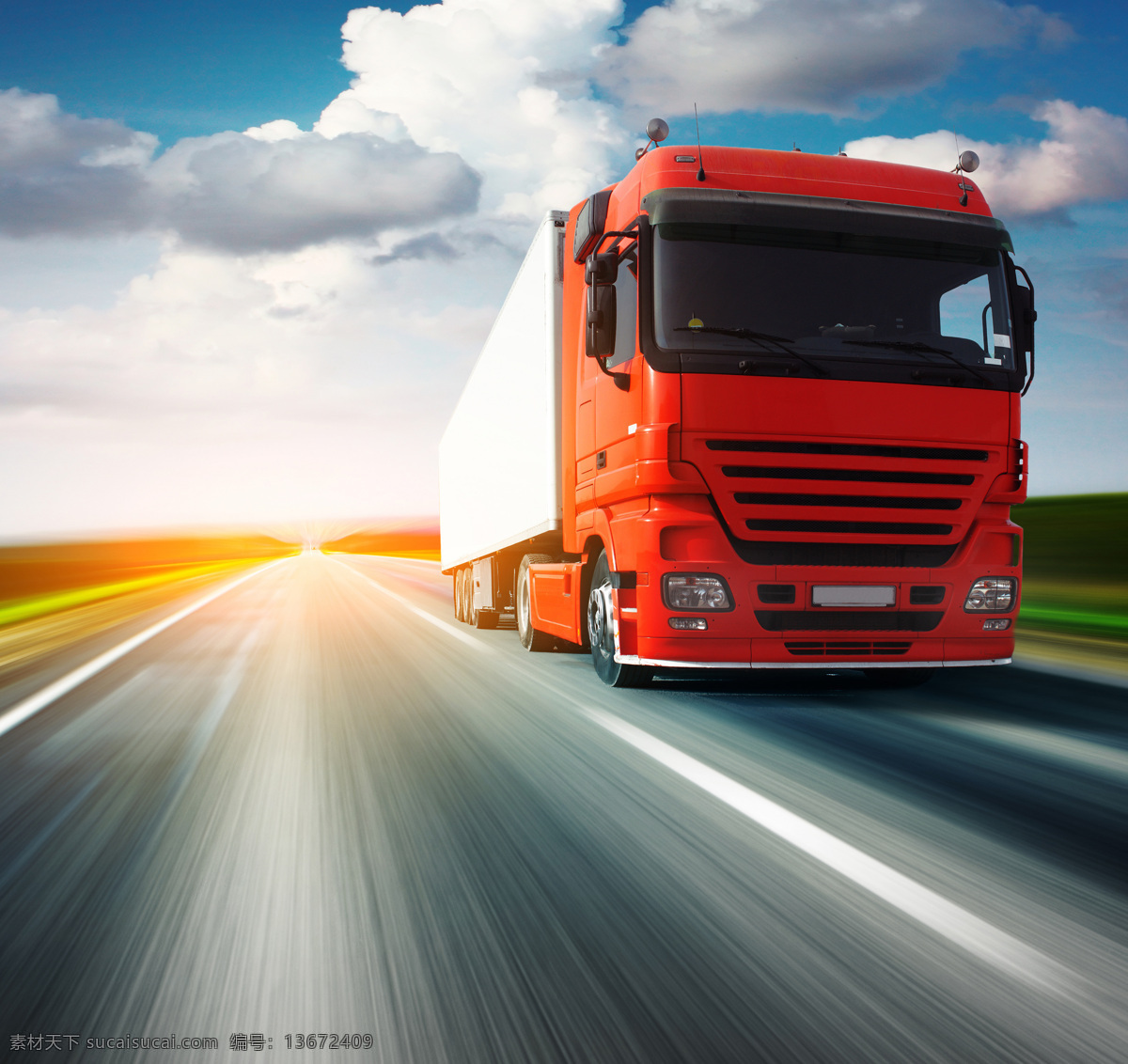 高速 行驶 货车 卡车 载货汽车 货运 运输 长途运输 交通 箱货 交通工具 汽车图片 现代科技