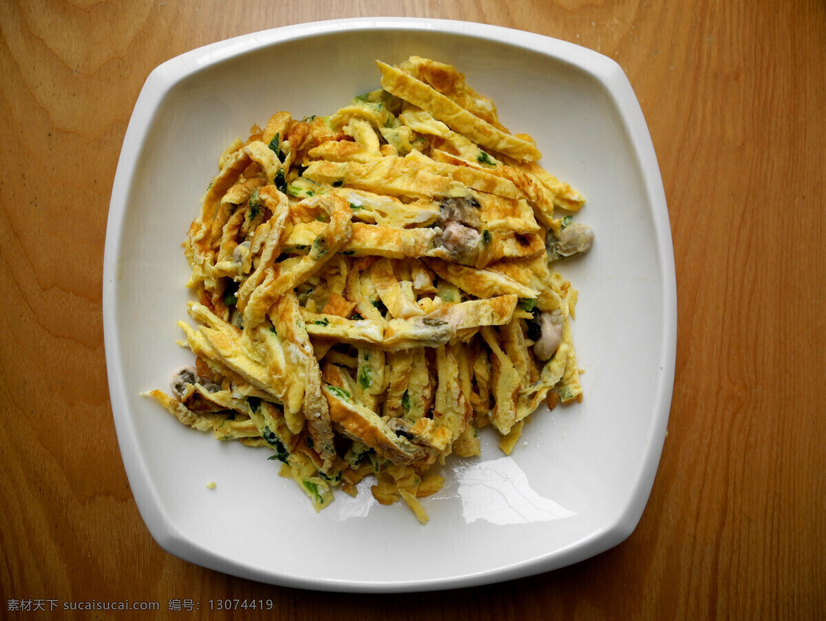 泉州美食 泉州特色菜 润饼菜料理 鸡蛋葱花丝 配菜 美味可口 中华美食 传统美食 餐饮美食