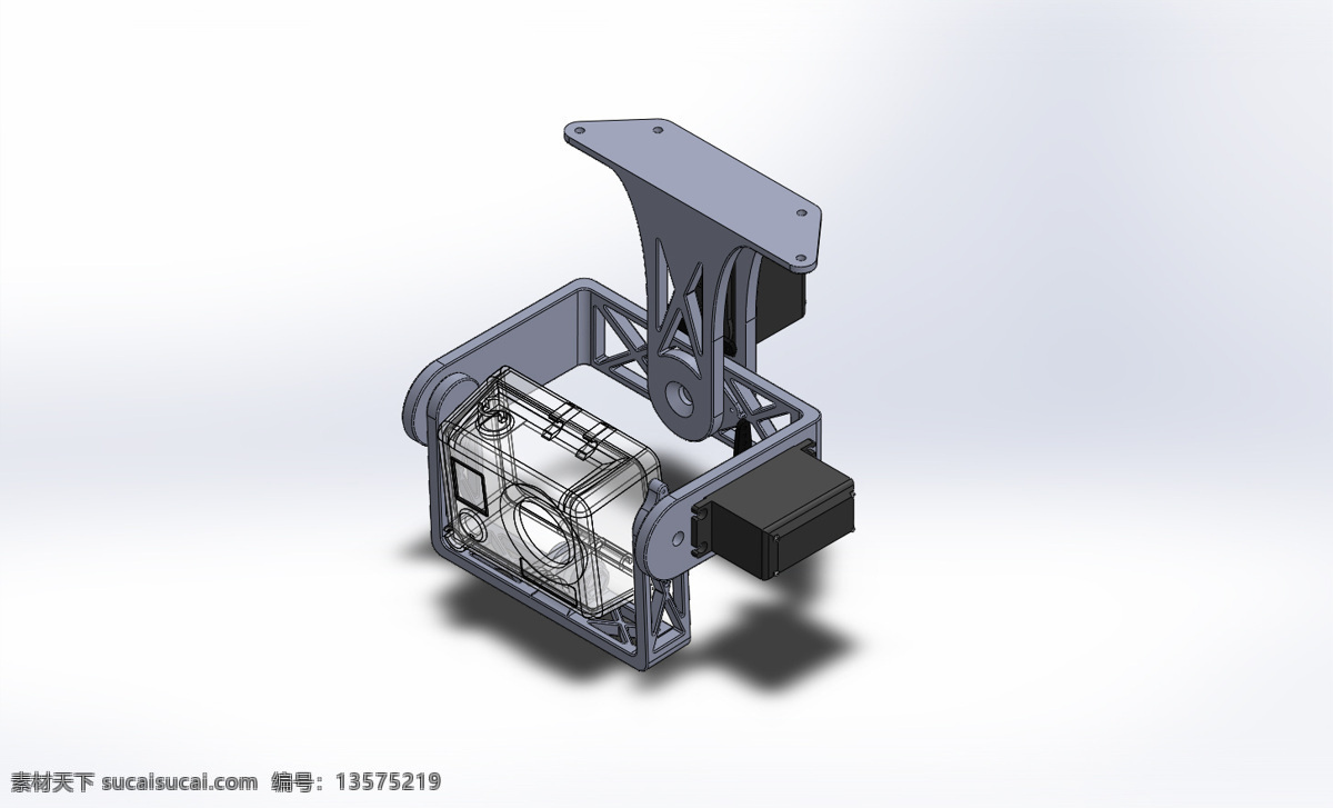 gopro 万向节 直升机 无人机 3d模型素材 其他3d模型
