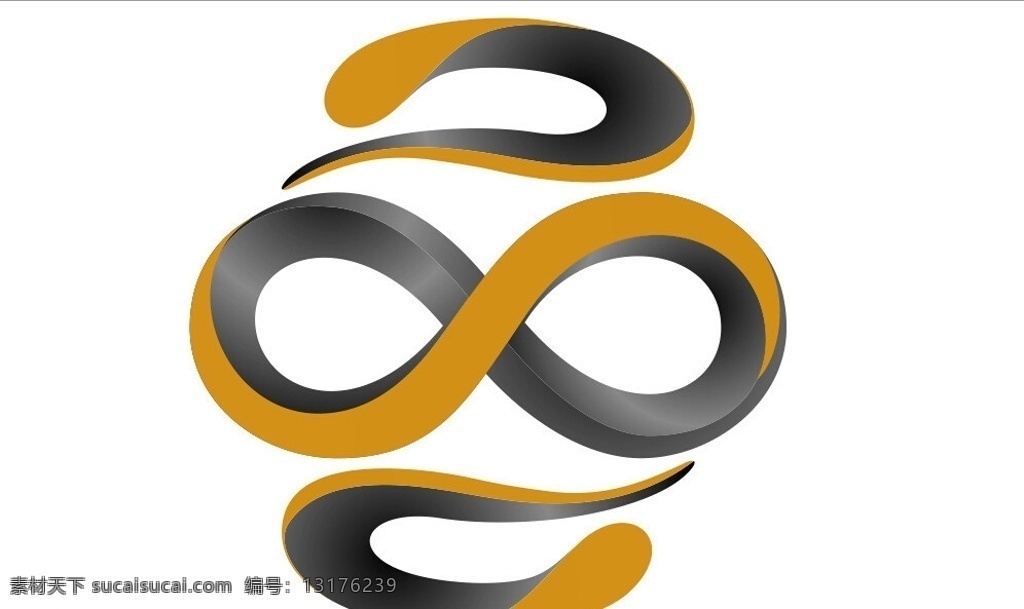 三维8 三维 logo 蛇形 矢量 酒店 企业 标志 标识标志图标