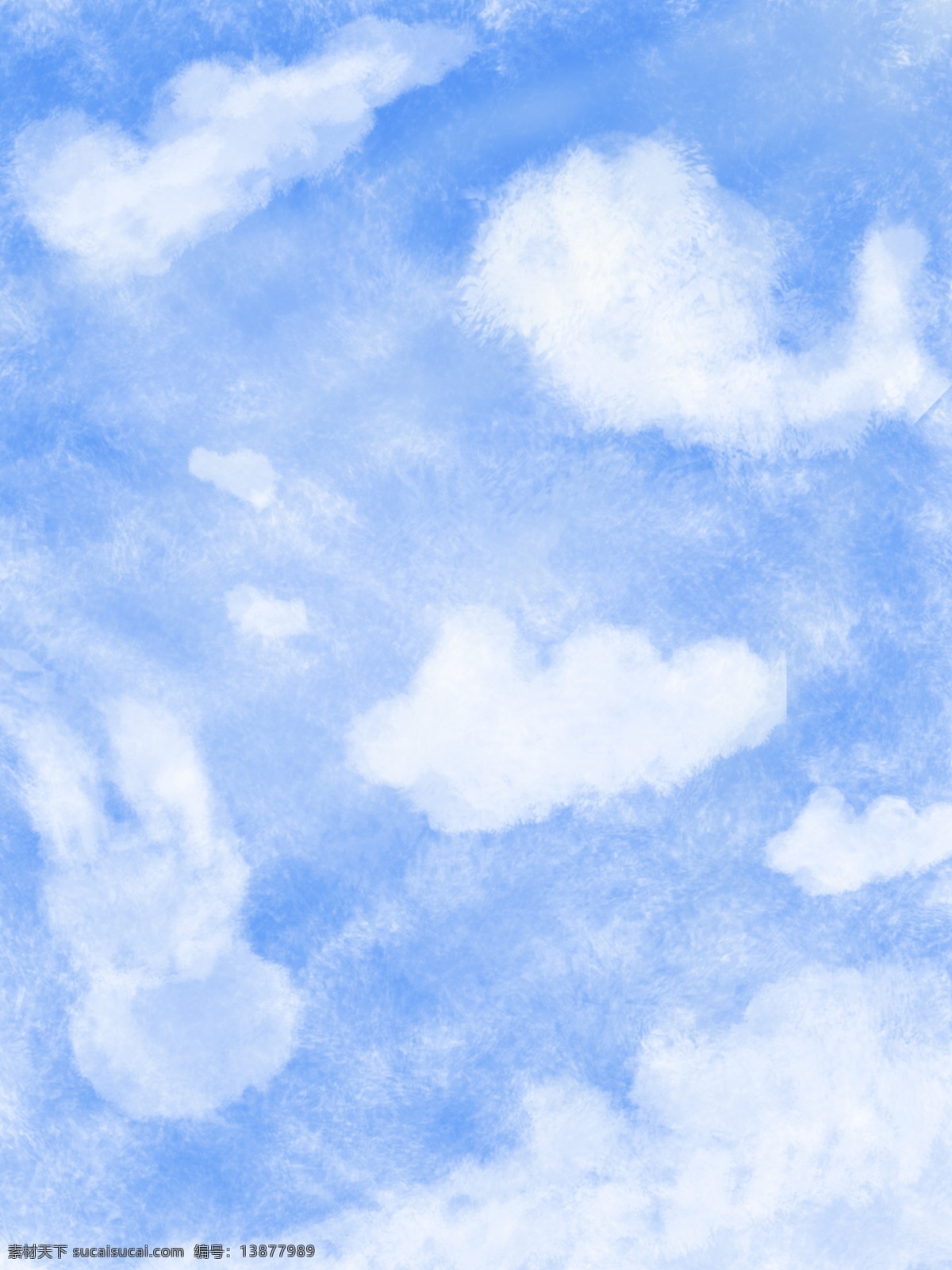 纯 原创 手绘 可爱 卡通 风格 蓝天 白云 背景 厚涂 蓝天白云 擦除效果 蓝色背景 抽象 卡通形状白云 厚云层 可爱天空 卡通云朵 蓝天背景 天空背景 白云背景