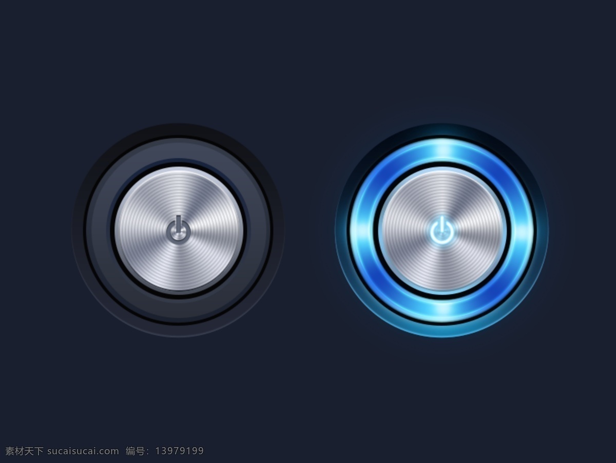 轮 金属 电源 按钮 设置 web 高分辨率 接口 蓝色的 免费 清洁 时尚的 现代的 质量 新鲜的 设计新的 新的 hd 元素 用户界面 ui元素 详细的 电源按钮 黑色的金属集 旋钮 功率 开关 现实的 矢量图