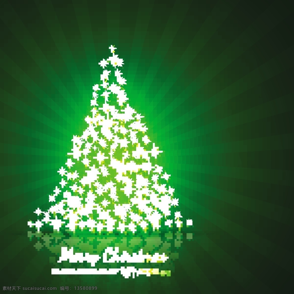 圣诞树 形状 星星 闪烁 绿色 背景 背景壁纸 庆典和聚会 圣诞节 设计元素 节假日 季节性 模板和模型