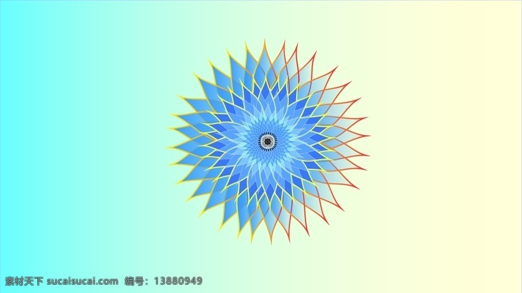 莲花线稿图案 莲花 曼陀罗 线稿 图案 装饰线条 底纹边框 其他素材