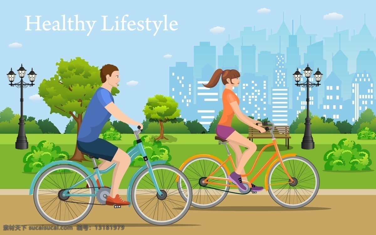 单车 自行车 花篮 绿色出行 健康生活方式 骑行 出行工具 绿色健康 环保