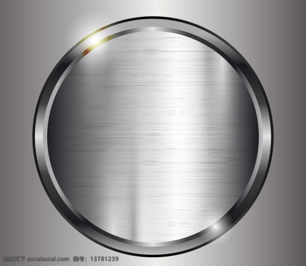 银色金属背景 银色 圆形金属背景 光泽 拉丝 金属 背景 圆形 矢量图
