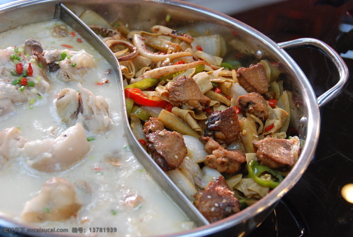 鱿 翅 双 锅 餐饮美食 传统美食 火锅 烤翅 鱿鱼 鱿翅双锅 双锅 特色火锅 精品美味锅 阴阳双锅 psd源文件 餐饮素材