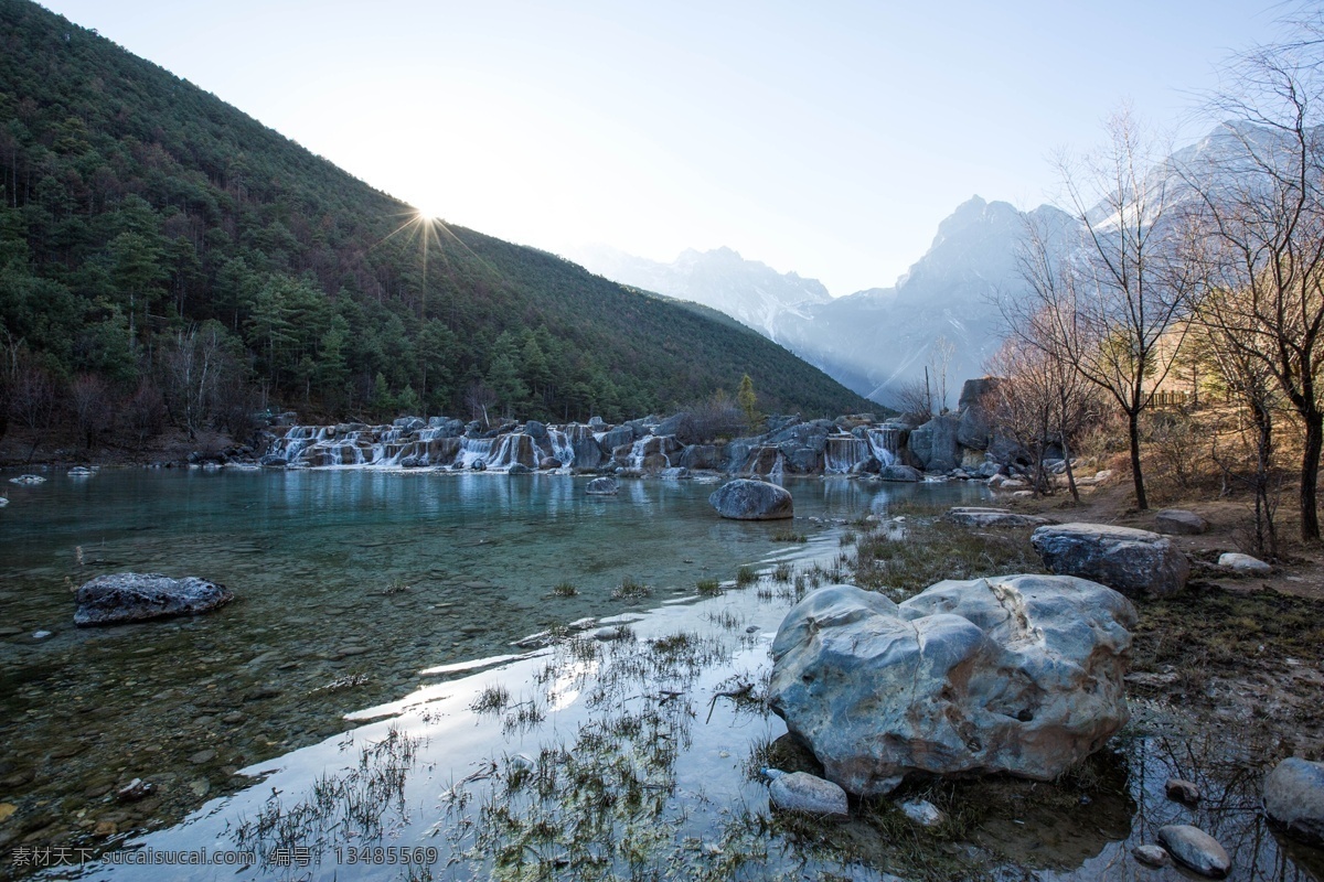 云南 蓝月 谷 风景