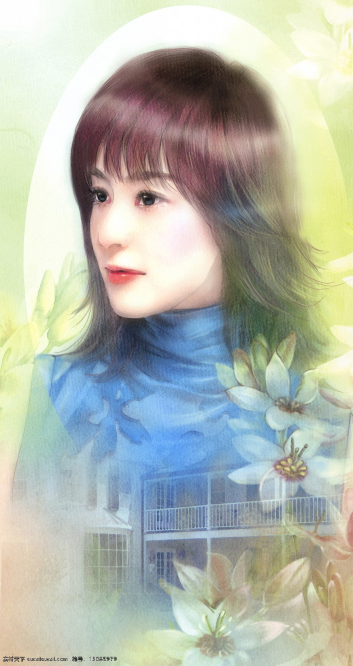 动漫 动漫动画 动漫人物 蝴蝶 花 画册 画集 美女 手绘 美女设计素材 美女模板下载 女人 中国 人物 中国元素 其他画册封面