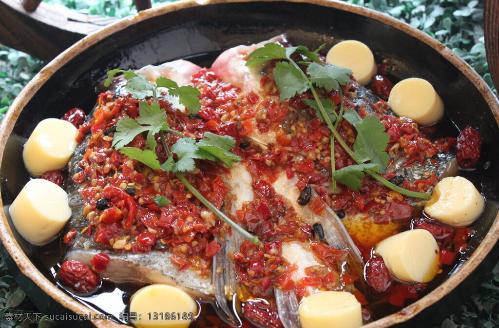 鱼头 剁椒鱼头 麻辣鱼头 蒸鱼头 海鲜 餐饮美食 传统美食