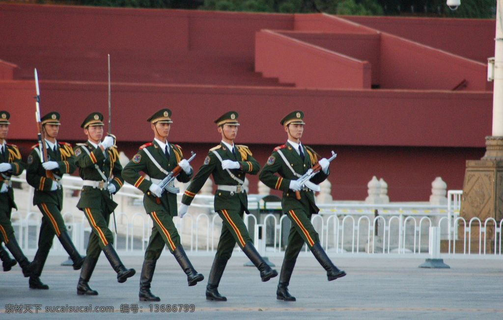 国旗护卫队 人物图库 职业人物 psd源文件