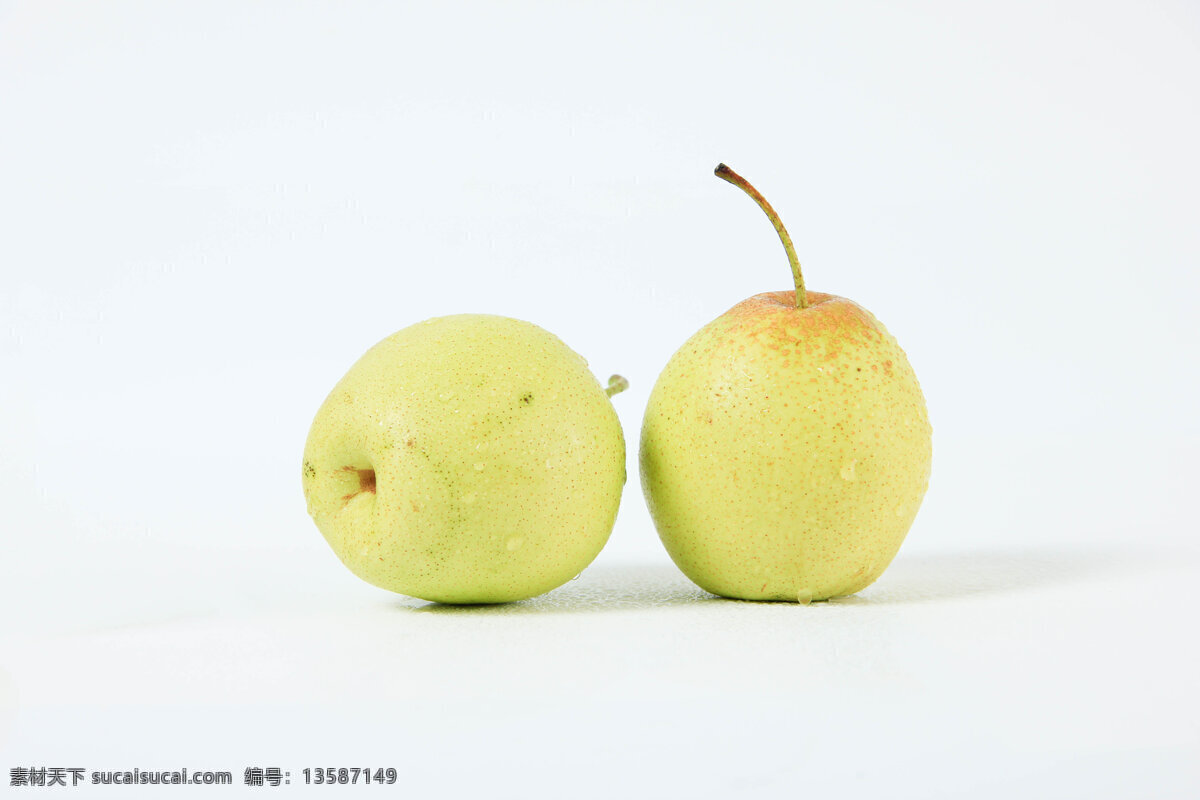 雪梨 皇冠梨 青梨 梨子 新鲜的梨子 水果 特写 水果拍摄 生物世界