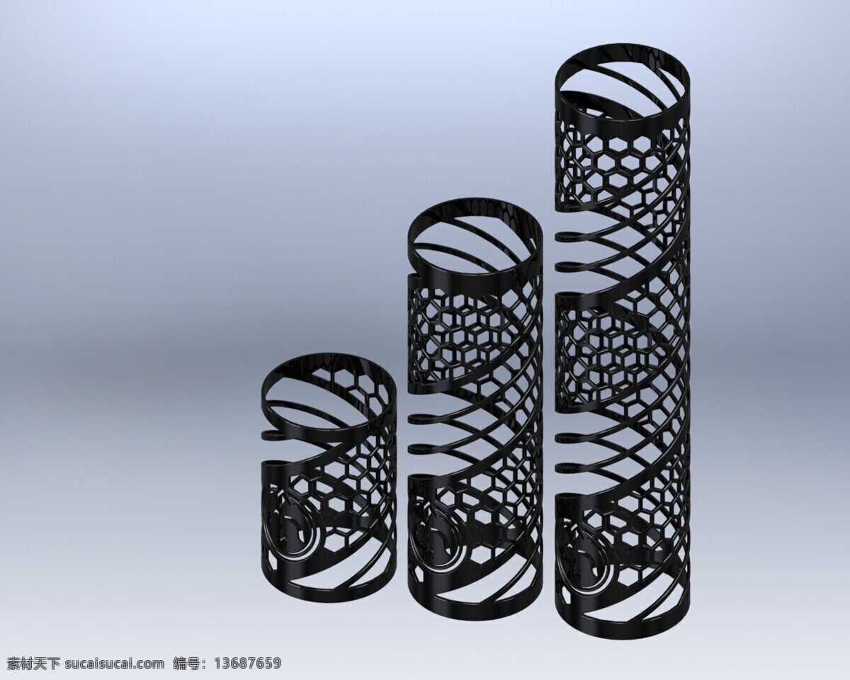 螺旋 钢筋混凝土 redharbinger 3d模型素材 其他3d模型