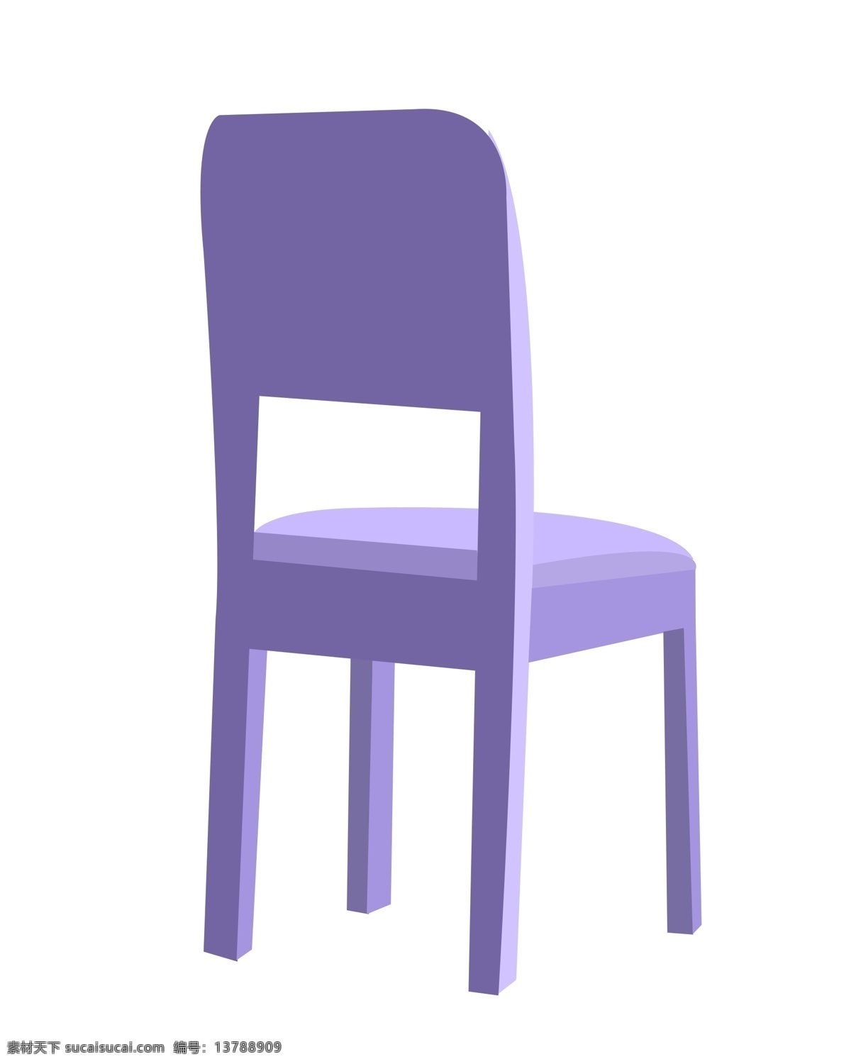 舒服 椅子 家具 插画 舒服的椅子 卡通插画 家具插画 椅子插画 家具椅子 座位椅子 紫色的椅子