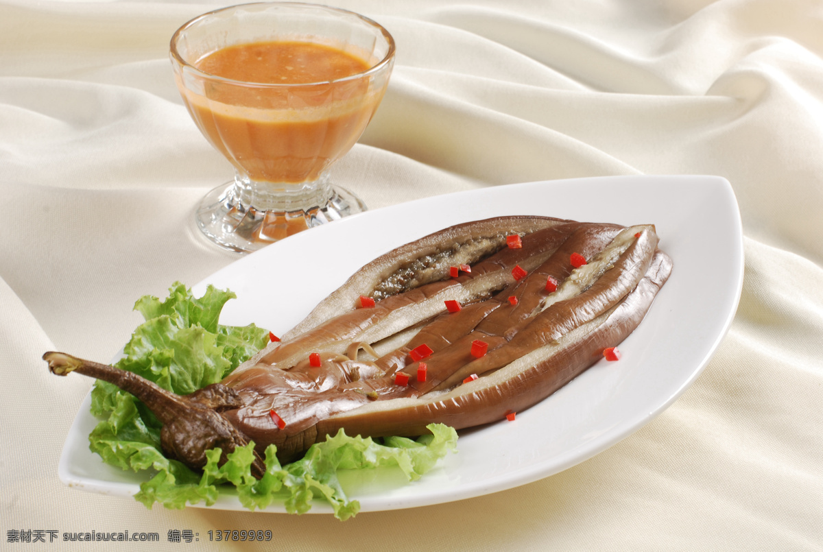 农家香拌茄子 美食 传统美食 餐饮美食 高清菜谱用图