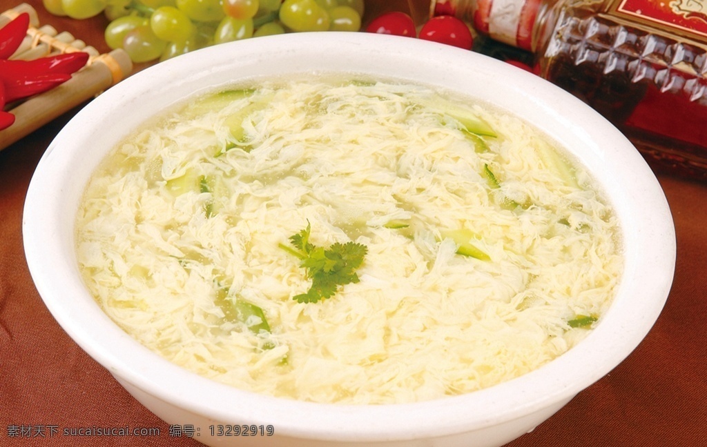 瓜片蛋花汤 美食 传统美食 餐饮美食 高清菜谱用图