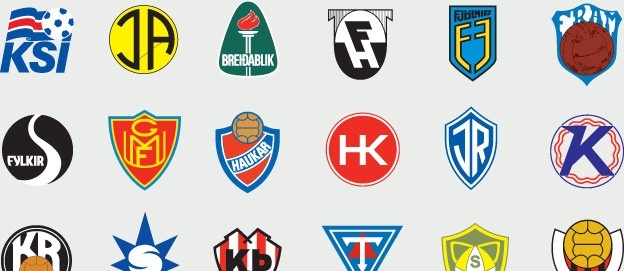 全球 足球 俱乐部 球队 标志 冰岛 世界杯 logo 足球标志 足球logo 俱乐部标志 盾 盾牌 标识标志图标 企业标志 企业logo 矢量图库 企业 矢量